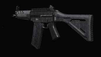 Image showing GRAU 5.56 assault rifle on black background