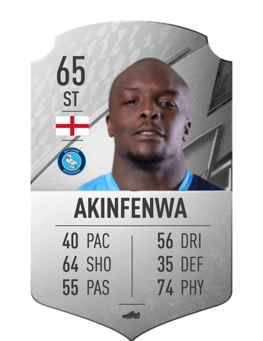 Adebayo Akinfenwa FIFA 22 Ultimate Team FUT Stats