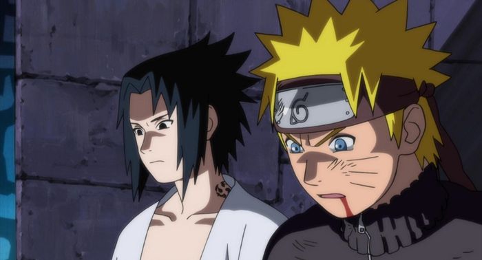 Naruto and Neji in Naruto Shippuden The Movie Bonds