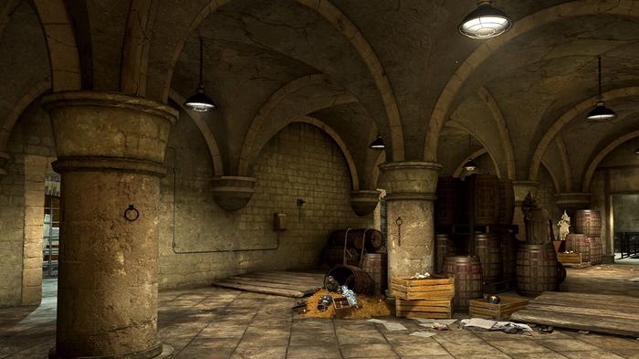 Image showing wine cellar from Warzone Fortune's Keep map