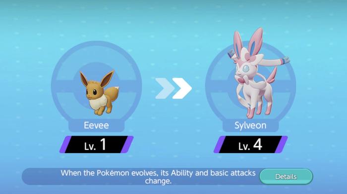 This is the level when Sylveon evolves in Pokémon Unite.