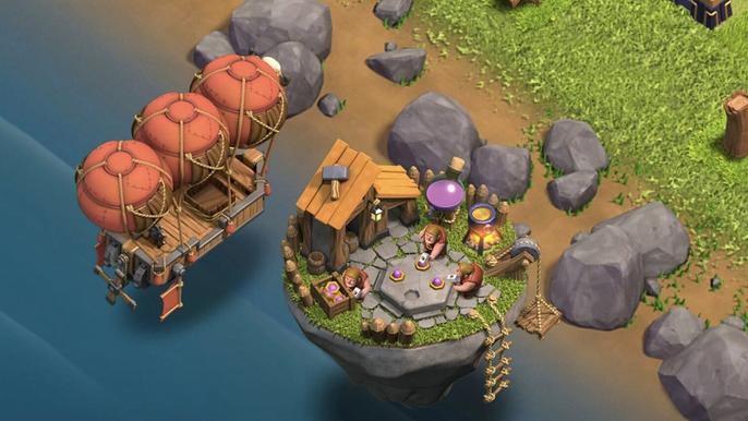 Image of the Forge in Clash of Clans.