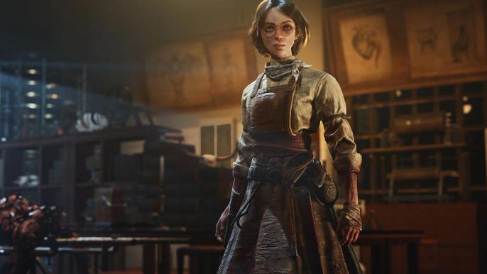 Image of a female character in Evil West.