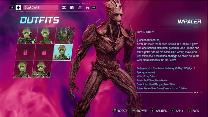 Guardians of the Galaxy Impaler Outfit