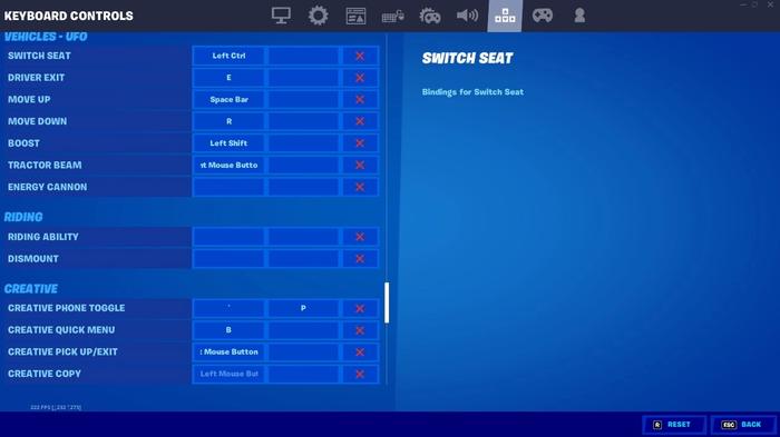 Keybinds for riding animals already exists in Fortnite. 