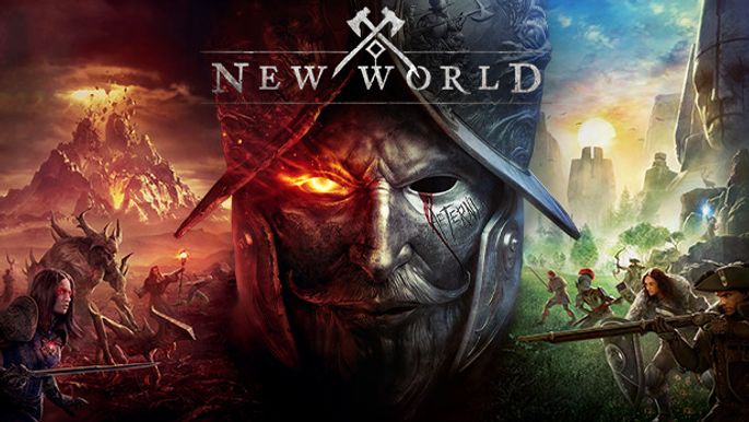 The logo for New World.