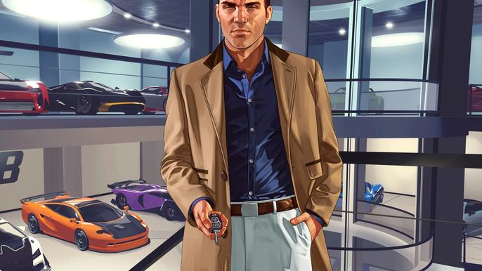 An image of a GTA Online businessman.