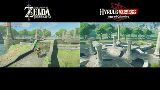 Zelda Hyrule Warriors Map Hyrule Warriors: Age Of Calamity Map Vs Breath Of The Wild