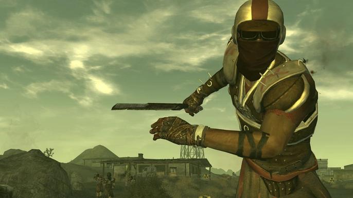 A promo screenshot for Fallout New Vegas.