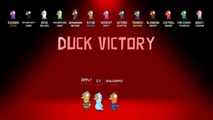  Duck victory in Goose Goose Duck.