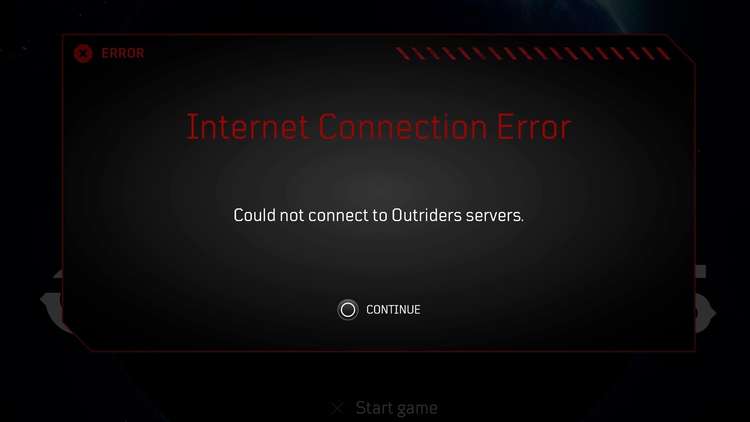 outriders servers down xbox