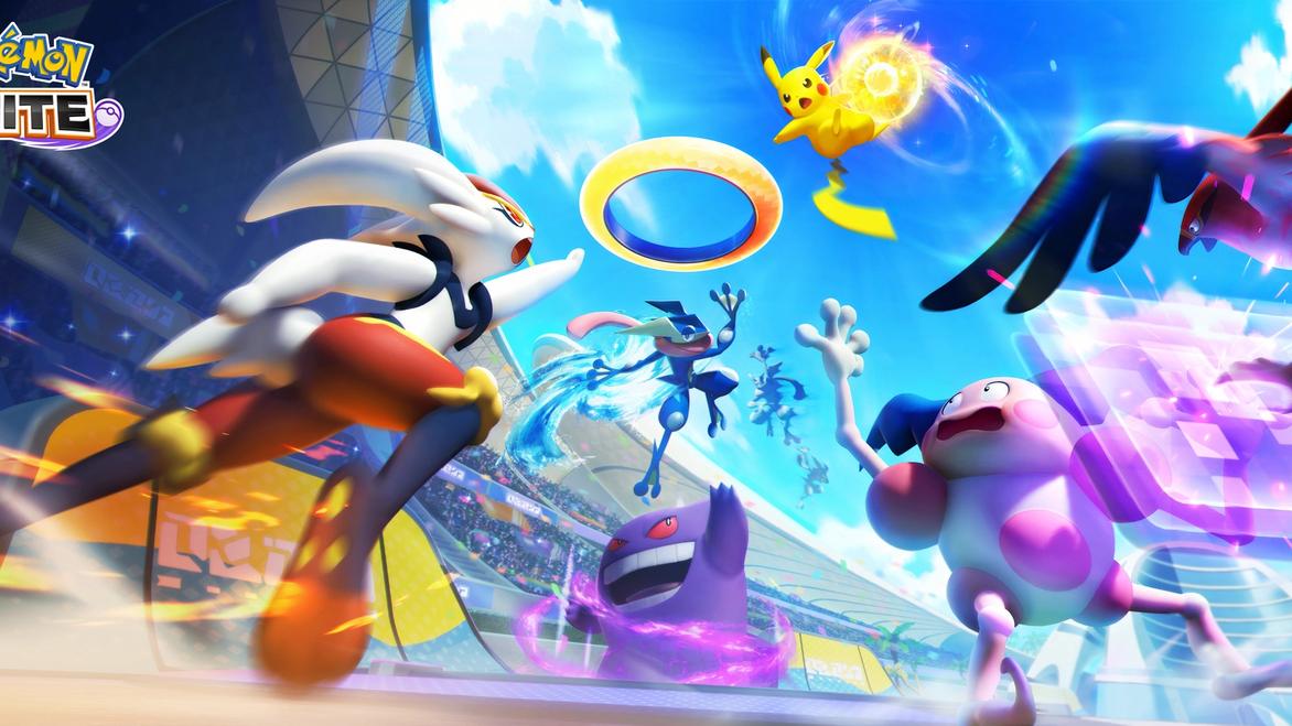 Image of Pokémon battling to score a point in Pokémon GO.