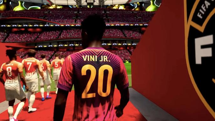 Image of Vinicius Jr. in FIFA 23.