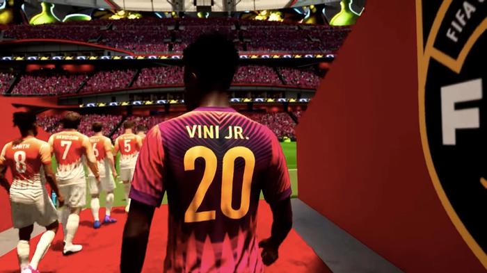 Image of Vinicius Jr. in FIFA 23.