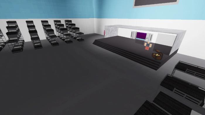 Screenshot from Squid Game: Red Light Green Light, showing the dormitory pre-game lobby