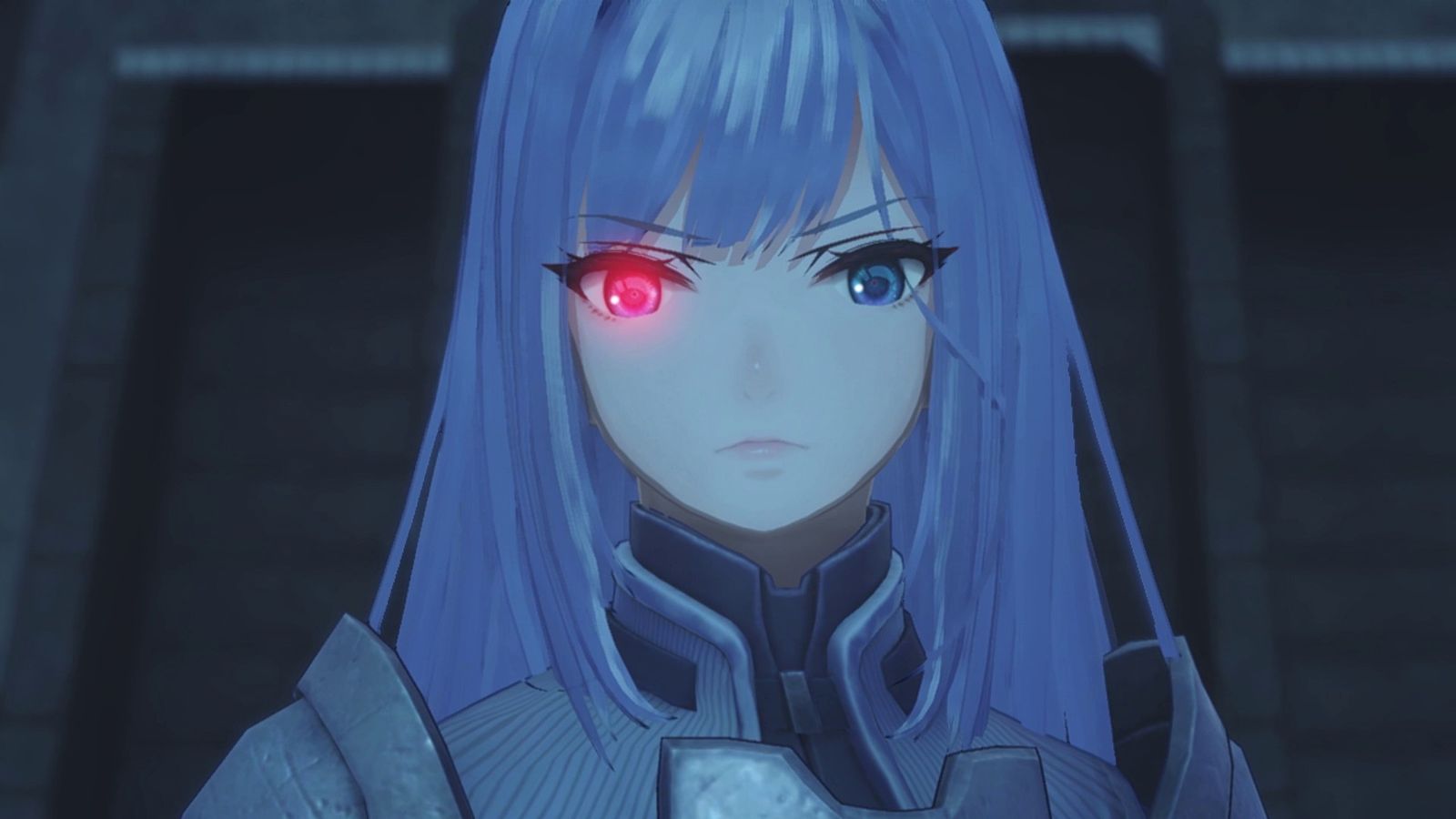 Image of a character with a cybernetic eye in Xenoblade Chronicles 3