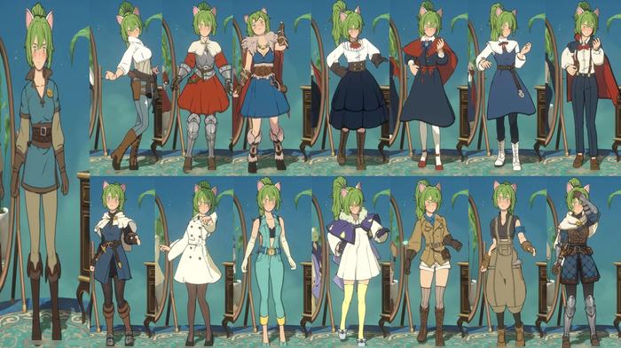 Witch outfits in Ni No Kuni: Cross Worlds