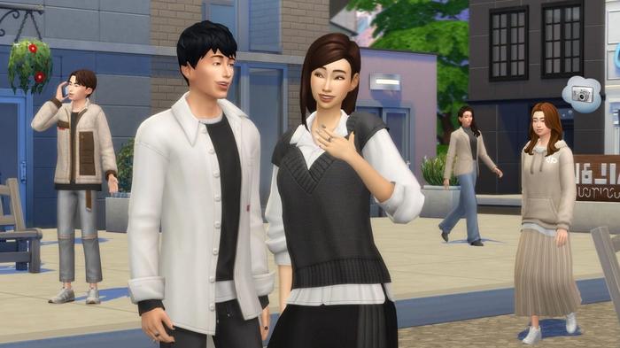 Incheon Arrivals kit from Sims 4