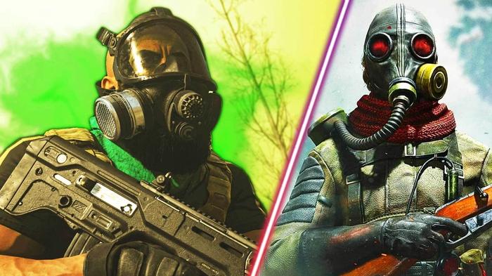 Warzone 2 players wearing gas mask