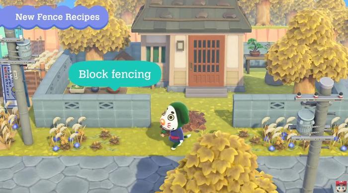 Block Fencing shown in the Oct 2021 Nintendo Direct trailer