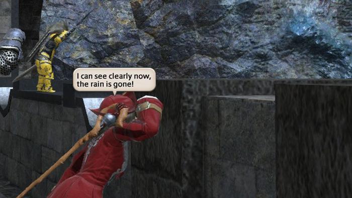 Chat bubbles used by NPCs in FFXIV can be used by players with this mod.