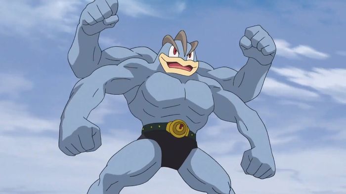 Machamp proving to be a perfect Regice counter in Pokemon GO.
