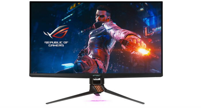 best monitor for competitive gaming, product image of a black Mini LED gaming monitor
