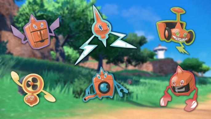 Scarlet and Violet Rotom forms