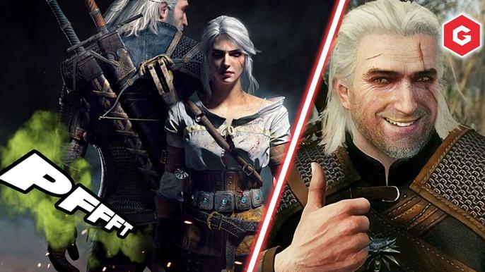 An image of The Witcher 3's Geralt of Rivia farting.