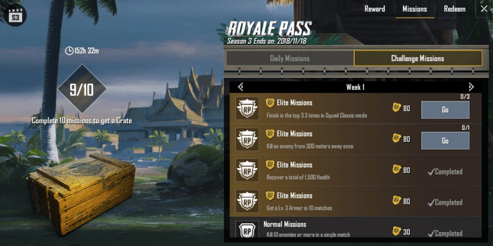 We'd like more interesting challenges in the PUBG Mobile Season 13 Battle Pass.