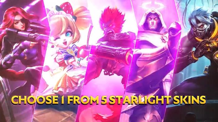 All 5 returning Starlight skins in Mobile Legends for July 2021