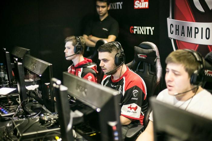 MarkyB at the Gfinity CoD Open.