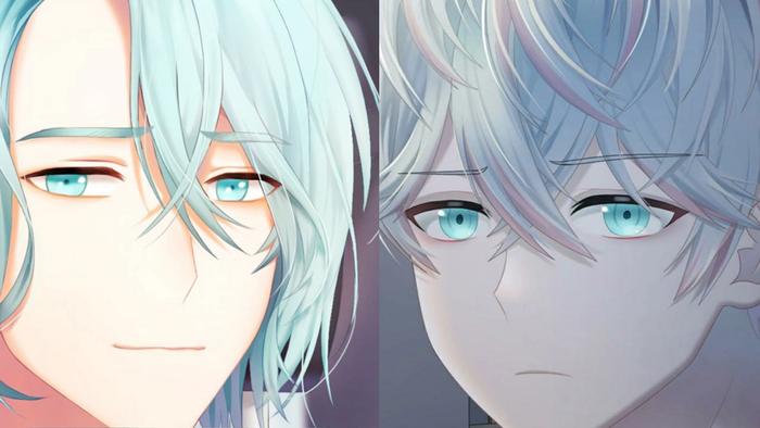 Ray and V in Mystic Messenger.