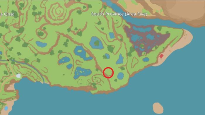First Purple Stake location in Pokemon Scarlet and Violet. 
