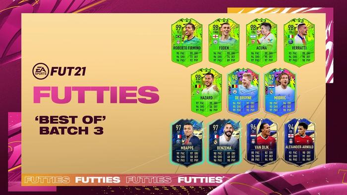 Fifa 21 Futties Live Best Of Batch 3 Derby Team Event Votes Boosted Favorites And More