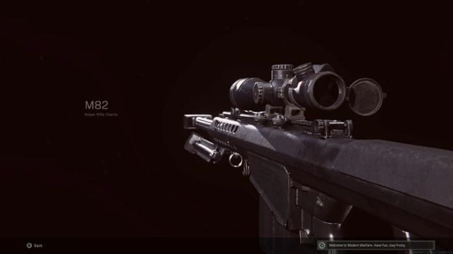 M82 Warzone Sniper Rifle Tier List