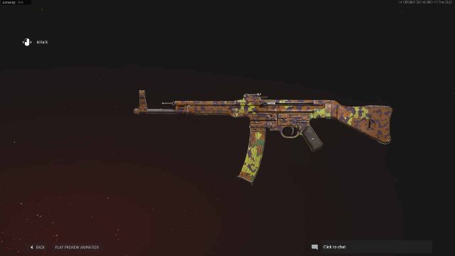 Image showing Putrescence camo from Vanguard Zombies