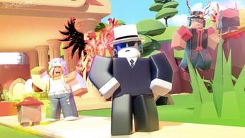 Image of three Roblox characters in Tapping Simulator