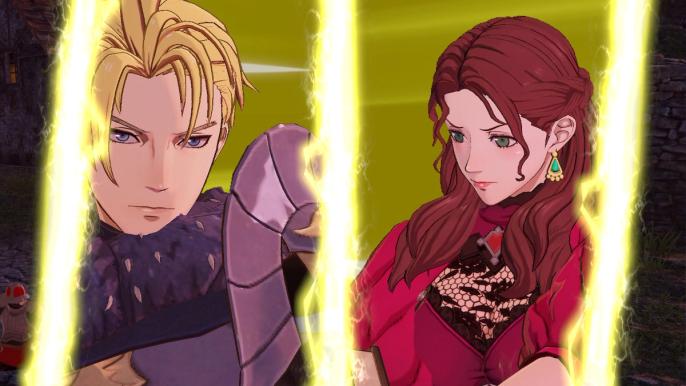 Fire Emblem Warriors: Three Houses co-op in action.