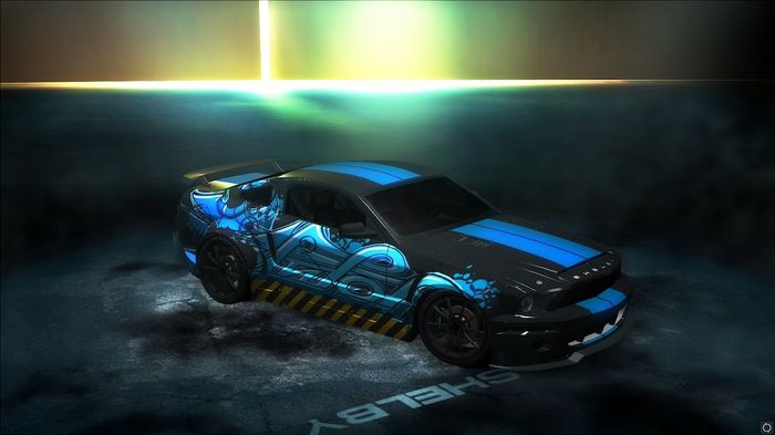 A customised car in Need for Speed: Undercover
