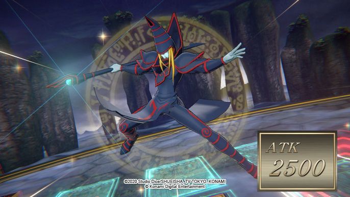 Picture of the Dark Magician in Yu-Gi-Oh! Cross Duel