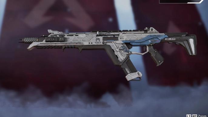 Apex Legends R-301 Carbine Assault Rifle weapon in the Factory Issue plain skin.