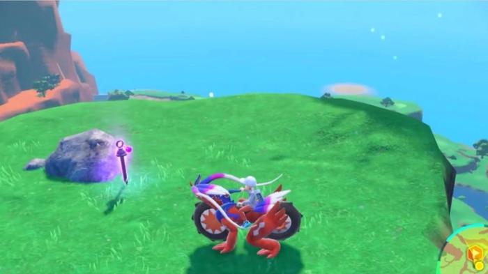 Purple Stake in Pokemon Scarlet and Violet.