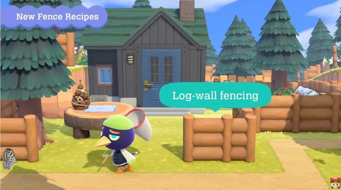 Log-Wall fencing in AC New Horizons