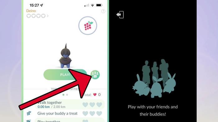 An infographic showing how to use the Pokémon GO group snapshot feature.