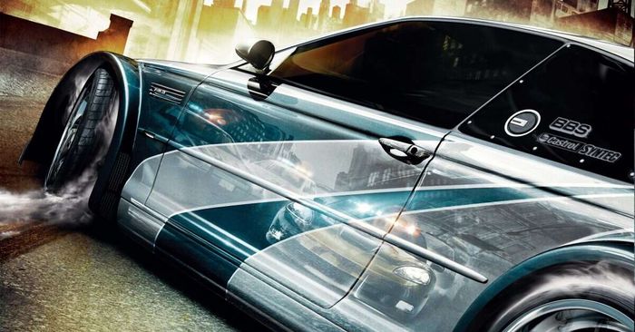 A car skidding on the Need for Speed Most Wanted cover