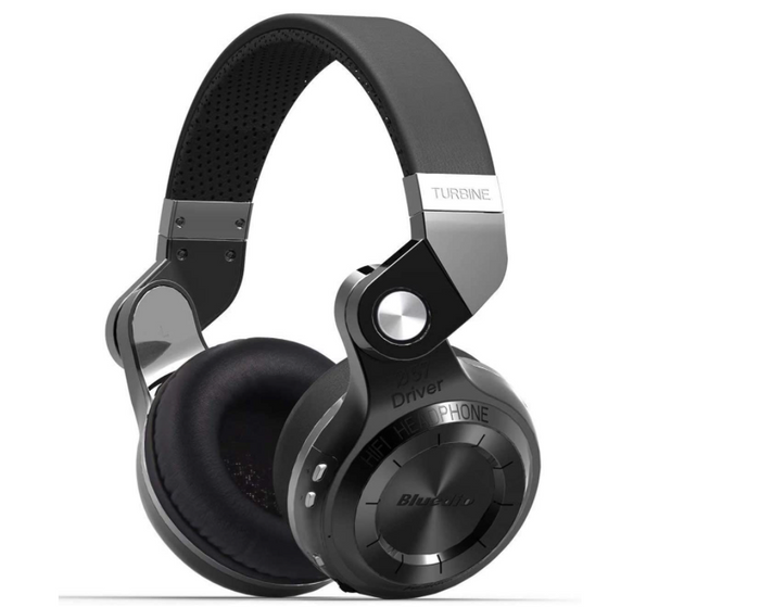 best budget wireless headphones, product black and silver headphones