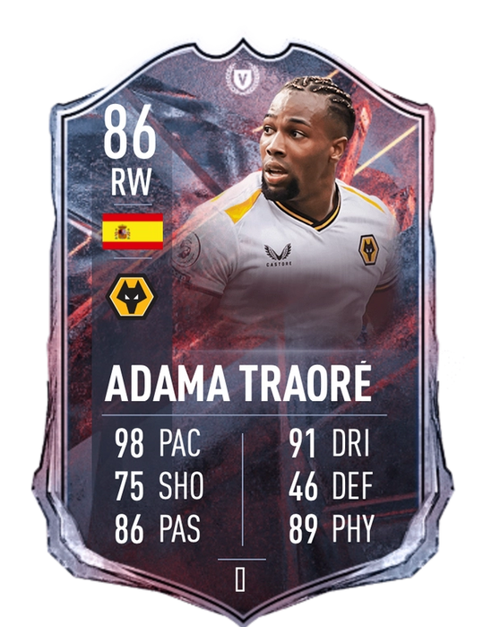 +19 - Traore saw a huge boost to his passing attributes