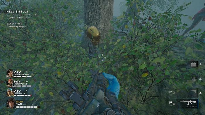 In Back 4 Blood's Hell's Bells map, you can find various Golden Skulls around the area.