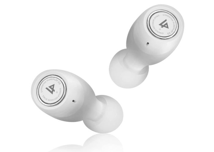 Best Earbuds Mid-Range Lypertek, product image of white earbuds